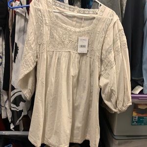 NWT free people dress or shirt in beige